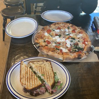 Owen’s General Store - Sausage, kale, and ricotta pizza. Roast Beef and arugula panini.  Perfetto! - Grocery Near Me - Lincolnville, Maine