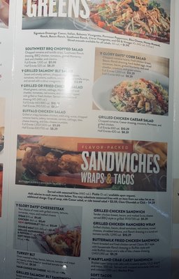 Menu photo 3 Glory Days Grill Winchester, VA