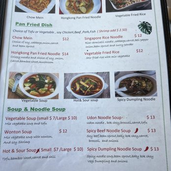 Asian Vegan Bistro - Menu page 6 of 10  (February 2025) - Vegan Near Me - Bakersfield, California