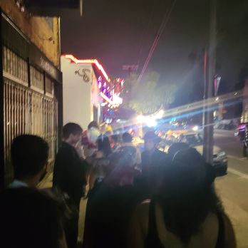 Los Globos - In line. - Dance Clubs Near Me - Los Angeles, California