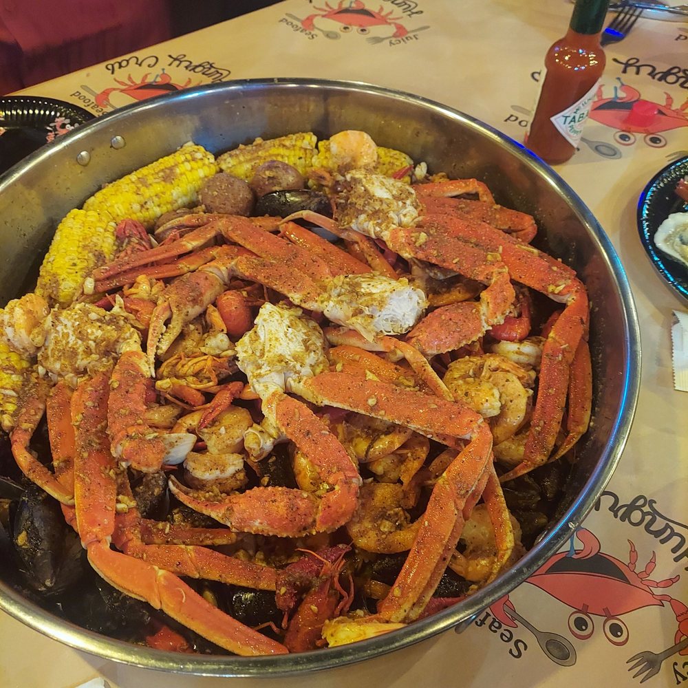 Hungry Crab - The seafood platter was sooooooo yummy. We all enjoyed it, very tasty and very large, serving enough for four adults - Seafood Near Me - Orlando, Florida Hungry Crab - The seafood platter was sooooooo yummy. We all enjoyed it, very tasty and very large, serving enough for four adults - Seafood Near Me - Orlando, Florida