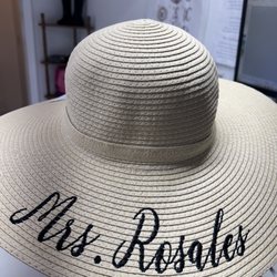 ACE Alterations & Monogram - Embroidery hat