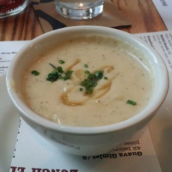Whiskey Cake Kitchen & Bar - Parsnip soup. Don't question. Just order it! - New American Near Me - Katy, Texas Whiskey Cake Kitchen & Bar - Parsnip soup. Don't question. Just order it! - New American Near Me - Katy, Texas
