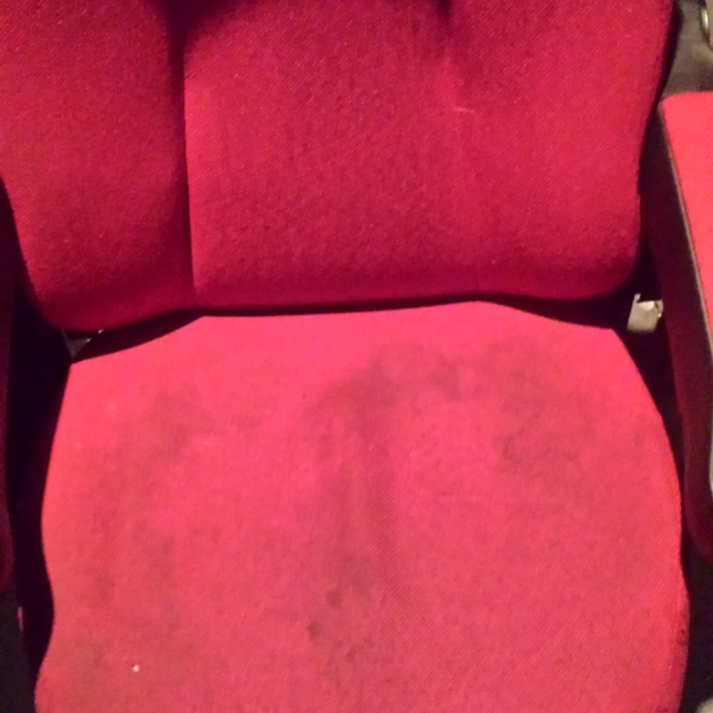 Each seat averages a stain or two
