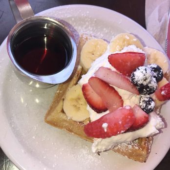 Eats - Homemade Waffle Berries & Creme - American Near Me - San Francisco, California Eats - Homemade Waffle Berries & Creme - American Near Me - San Francisco, California