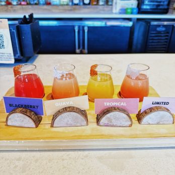 Chicheria Mexican Kitchen - Margarita Flight -- Blackberry, Guava, Tropical and Strawberry - Mexican Near Me - Atlanta, Georgia Chicheria Mexican Kitchen - Margarita Flight -- Blackberry, Guava, Tropical and Strawberry - Mexican Near Me - Atlanta, Georgia