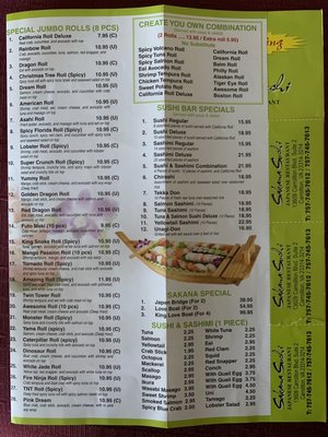Menu photo 5 Sakana Sushi Carrollton, VA Menu photo 5 Sakana Sushi Carrollton, VA