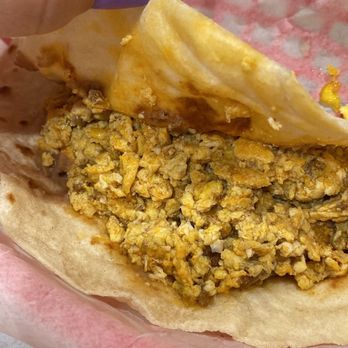 Laredo Taqueria - Eggs and chorizo - Mexican Near Me - Houston, Texas
