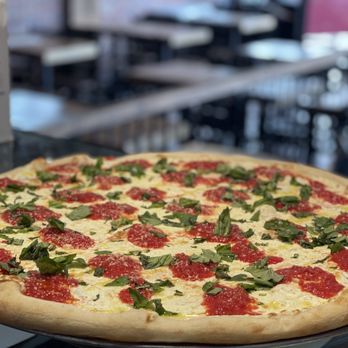 Jerome Pizza - pepperoni, basil, and mozzarella pizza - Pizza Near Me - Bronx, New York Jerome Pizza - pepperoni, basil, and mozzarella pizza - Pizza Near Me - Bronx, New York