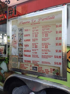 Menu photo 5 Taqueria La Parrillada Bartlett, TN Menu photo 5 Taqueria La Parrillada Bartlett, TN
