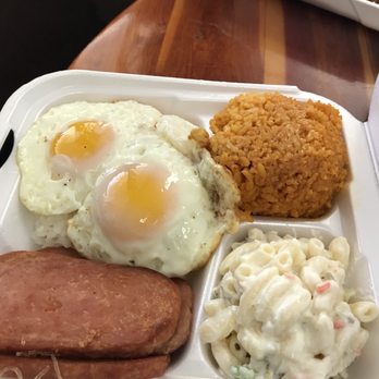 Chamorro Grill - Spam and Red rice - Hawaiian Near Me - San Diego, California Chamorro Grill - Spam and Red rice - Hawaiian Near Me - San Diego, California