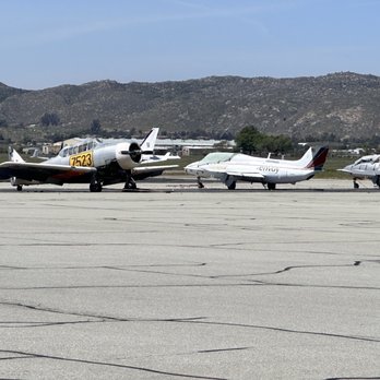 Hangar One Cafe - View from window. - Diners Near Me - Hemet, California
