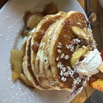Honeybear Cafe - Granny's Apple Butter pancakes - Breakfast & Brunch Near Me - Chicago, Illinois