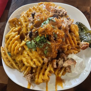 Broken Arrow Tap House - Carnitas fries! - Gastropubs Near Me - Mescalero, New Mexico