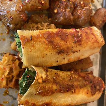 Dynasty BBQ - Vegetable rolls and beef tendon - Chinese Near Me - Newark, California
