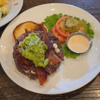 Rosine's Restaurant - Guacamole bacon burger - American Near Me - Monterey, California Rosine's Restaurant - Guacamole bacon burger - American Near Me - Monterey, California