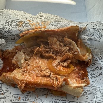 Charleys Cheesesteaks - Chicken Buffalo! Literally how I was given! - Fast Food Near Me - Arvin, California Charleys Cheesesteaks - Chicken Buffalo! Literally how I was given! - Fast Food Near Me - Arvin, California