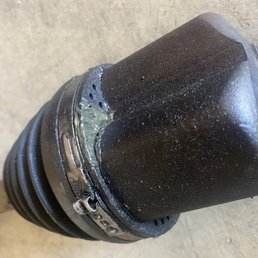 Know way this was my cv axle and why didn't they tell me it was leaking