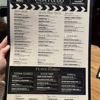 Casa Fuego - Dinner Menu - Latin American Near Me - Yonkers, New York Casa Fuego - Dinner Menu - Latin American Near Me - Yonkers, New York