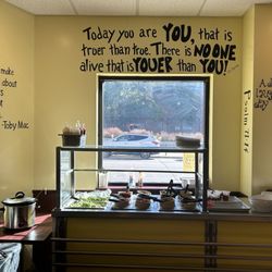 Brightside Cafe - Quotes all around on the walls