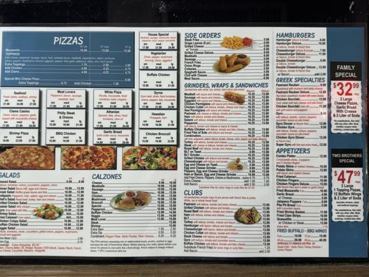 Menu photo 1 Two Brothers Pizza House Bridgeport, CT Menu photo 1 Two Brothers Pizza House Bridgeport, CT