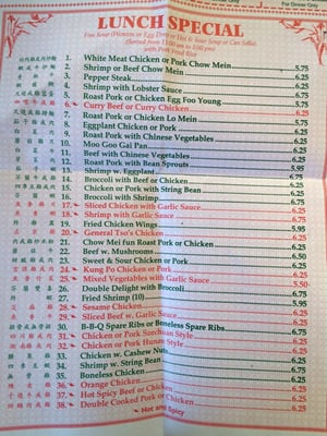 Menu photo 3 Ming's House Chinese Food Patchogue, NY