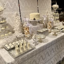 Winter Wonderland Bridal Shower Dessert Table