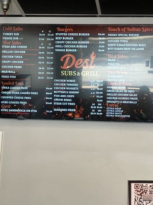 Menu photo 2 Desi Subs & Grill West Palm Beach, FL Menu photo 2 Desi Subs & Grill West Palm Beach, FL