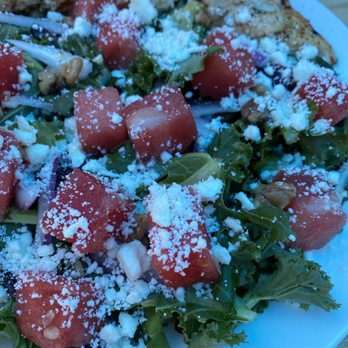 Be Here Brewing Company - Watermelon kale salad with chicken. Yum! - Brewpubs Near Me - Avondale, Pennsylvania