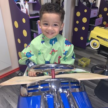 Kids Cutz - After haircut. He was very happy with his new style - Kids Hair Salons Near Me - Bellevue, Washington