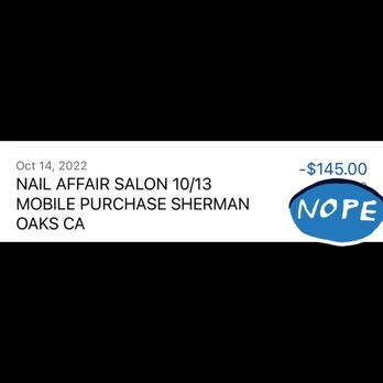 Nail Affair Salon - Price that doesn't justify the quality - Nail Salons Near Me - Sherman Oaks, California