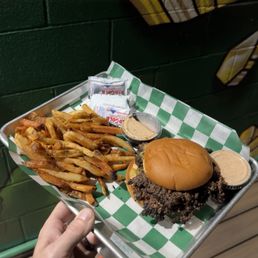 Double with fries