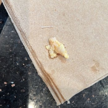 Ceviches by Divino - And in the ceveche that did have fish... Had this bone in it... Be aware. - Peruvian Near Me - Miami, Florida Ceviches by Divino - And in the ceveche that did have fish... Had this bone in it... Be aware. - Peruvian Near Me - Miami, Florida