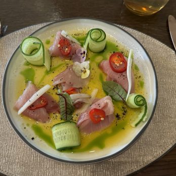 Harvest - Yellowtail appetizer - New American Near Me - Las Vegas, Nevada Harvest - Yellowtail appetizer - New American Near Me - Las Vegas, Nevada