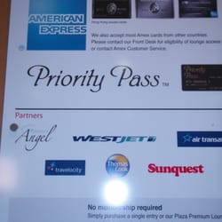 Priority Pass/American Express/Plaza Premium Lounge