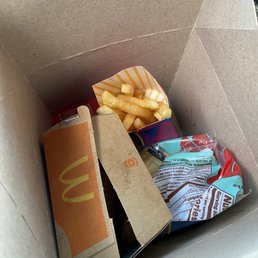 Kids meal- prices increase and they decrease the amount of frys.... Oh well, should have went elsewhere. Kids meal- prices increase and they decrease the amount of frys.... Oh well, should have went elsewhere.