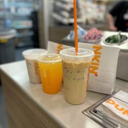 Dunkin' - Original Blend Iced Coffee, Dunkin' Refreshers, Iced Chai Latte