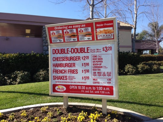 Menu photo 5 In-N-Out Burger San Bernardino, CA Menu photo 5 In-N-Out Burger San Bernardino, CA