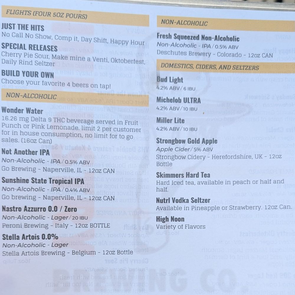 Industry Brewing - Menu - Breweries Near Me - Peoria, Illinois Industry Brewing - Menu - Breweries Near Me - Peoria, Illinois