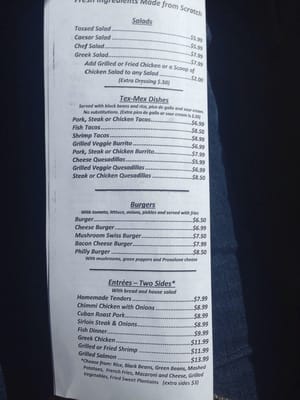 Menu photo 5 Angela's Miami Grill Athens, TN