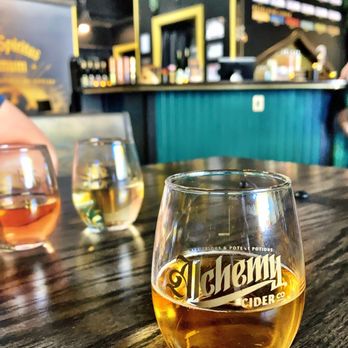 Alchemy Cider - So many delicious ciders to choose from! - Cideries Near Me - Portland, Oregon
