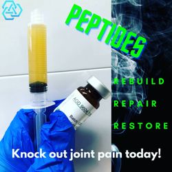 Restore Health - Peptides
Platelet rich plasma
Prolotherapy
Ozone therapy
Whartons jelly