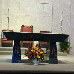St James of the Valley Catholic Church - front of the church