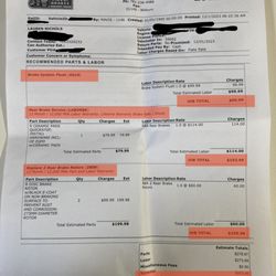 Mavis Tires & Brakes - Brakes Estimate