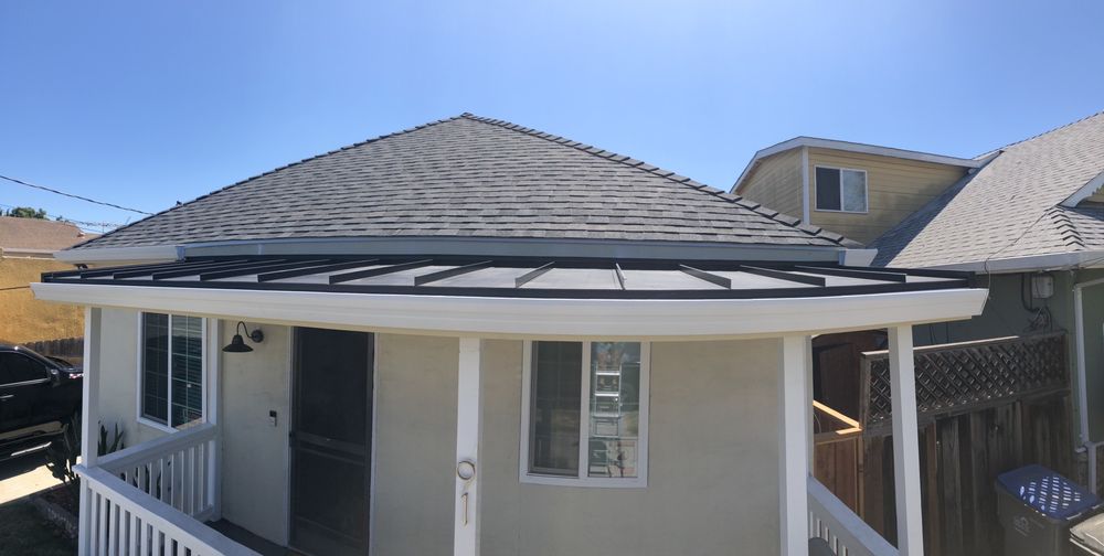 Slide of Rossetta's Roofing