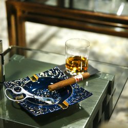 Blue Label Cigar Lounge - We are a BYOB facility for our members and feature a secure space for your spirits.
