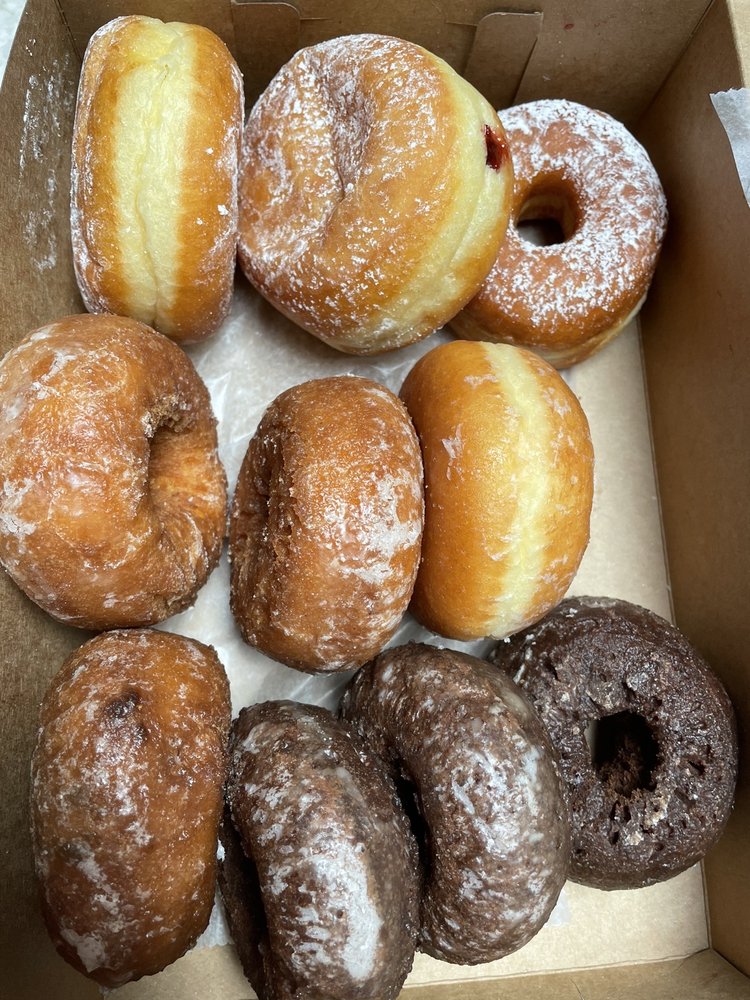 Food from The Village Donut Shop and Bakery