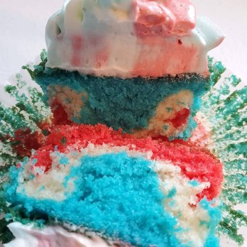 STRIB'ble Treats - a cupcake with red, white, and blue frosting - Bakeries Near Me - Greenbelt, Maryland STRIB'ble Treats - a cupcake with red, white, and blue frosting - Bakeries Near Me - Greenbelt, Maryland