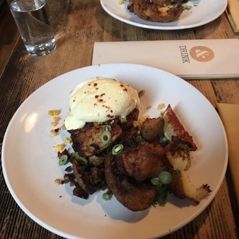 Longman & Eagle - Elotes Eggs Benedict - Gastropubs Near Me - Chicago, Illinois