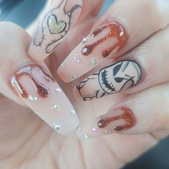 Cutie-cle Nails & Spa - Halloween Theme Nails - Nail Salons Near Me - Santee, California